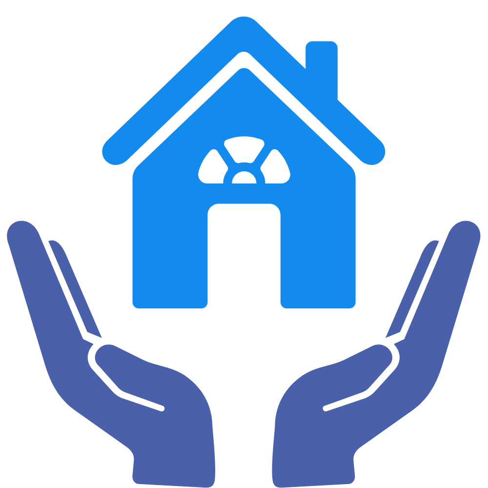 House in hands icon